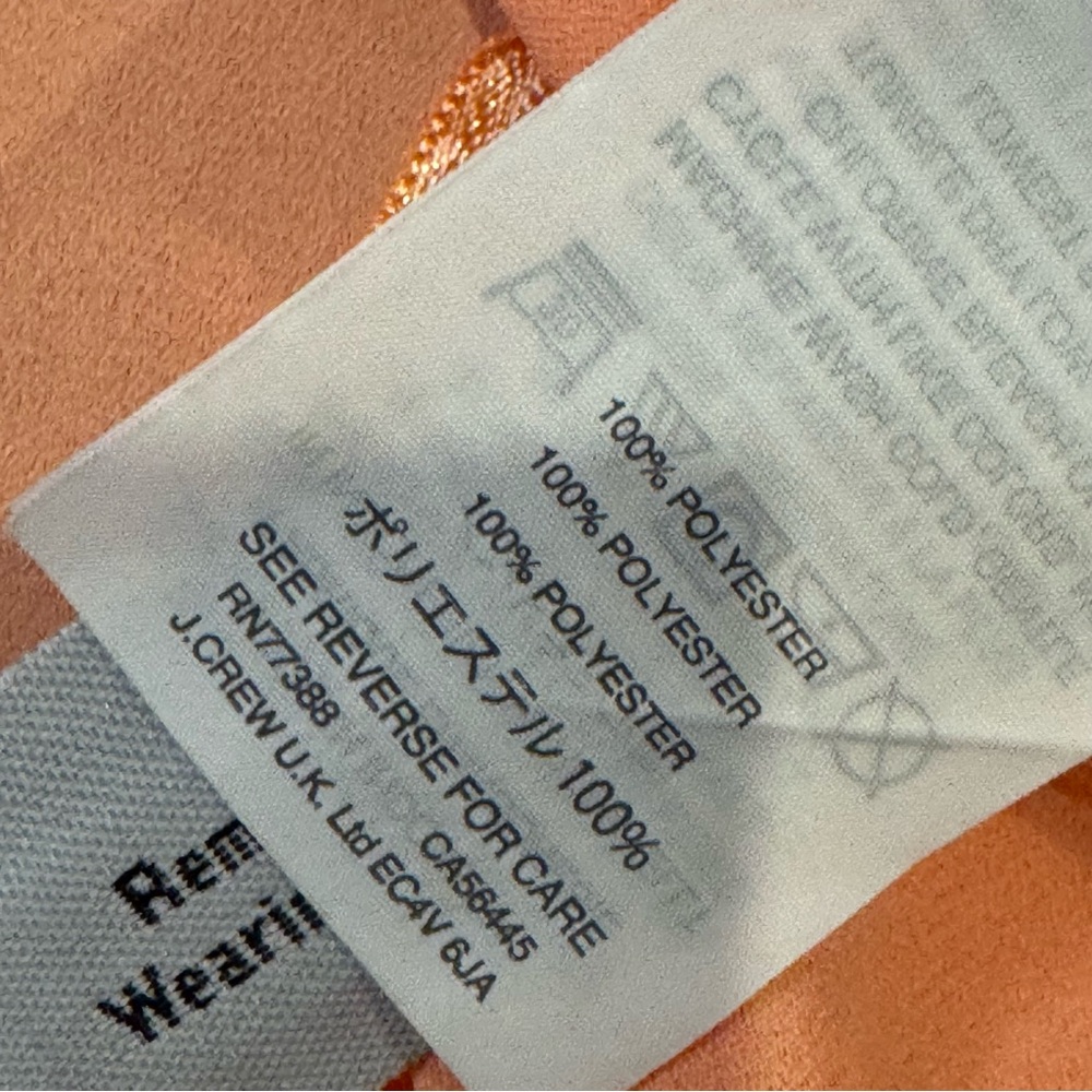 J. Crew Peach Ruffle-Back Camisole - Picture 5 of 6